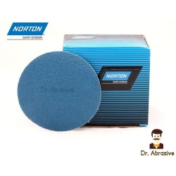 75mm 3" Norton Zirconium sanding discs, hook and loop, P40-400