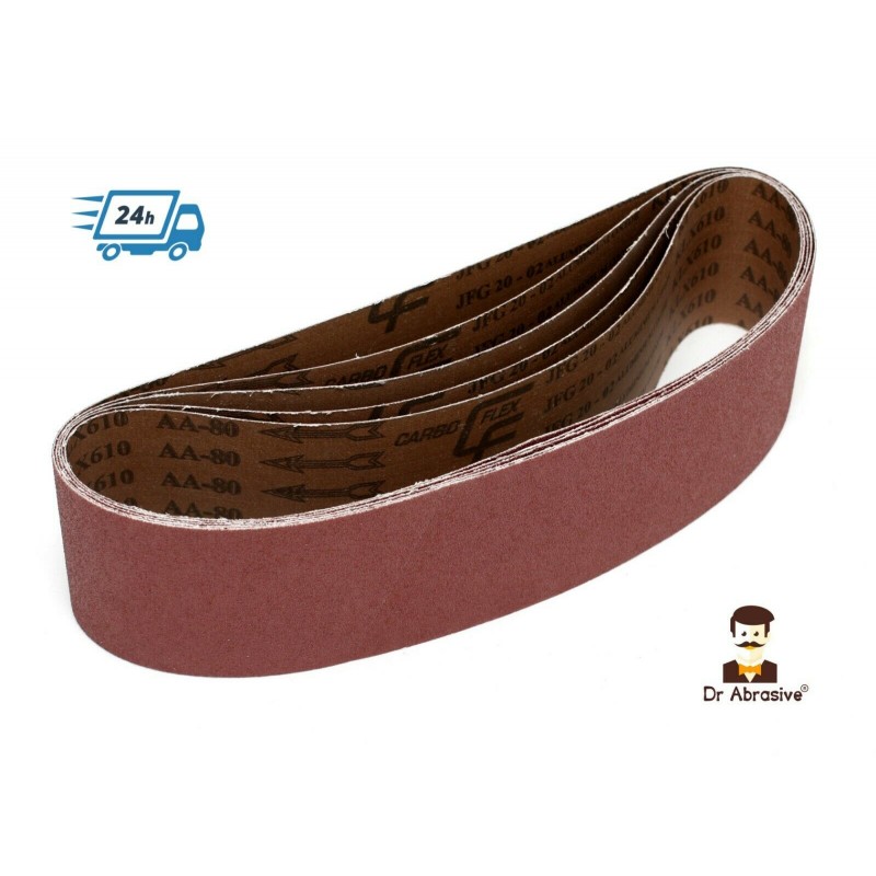 100 x 915mm 4'' x 36'' sanding belts, P40-240 100 x 915mm 4'' x 36'' sanding belts, P40-240