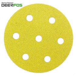 90mm CA331 Deerfos sanding discs for Festool Rotex RO 90 DX, hook and loop, 7 hole, p40-240