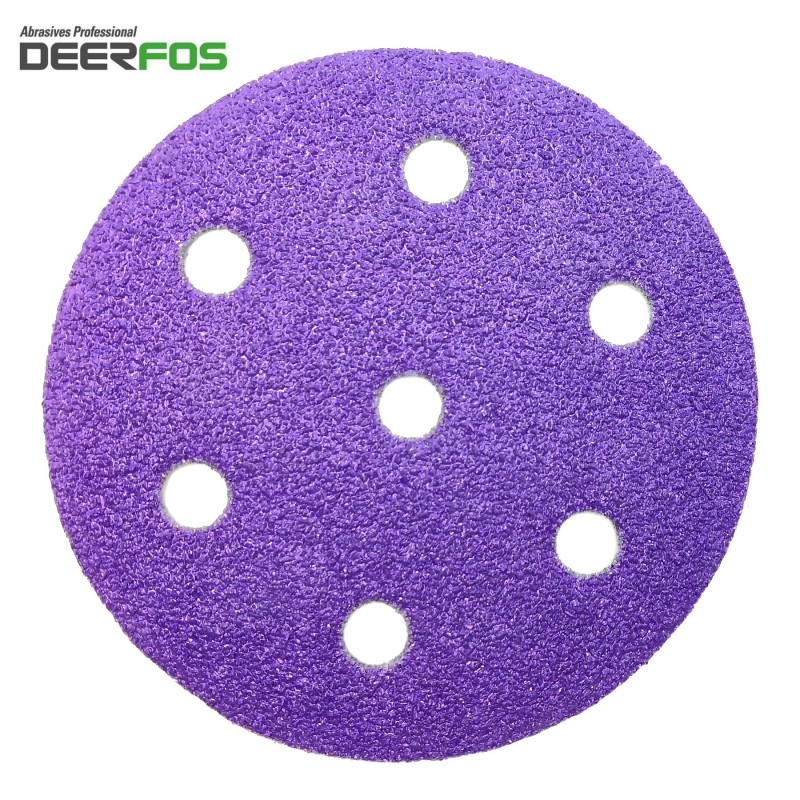 90mm 3.5" ceramic wet or dry Deerfos Bora 1 sanding discs for Festool Rotex, hook and loop, P40-120