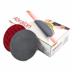 150mm 6" Wet or dry Mirka Abralon sanding pads, no hole, P180-3000