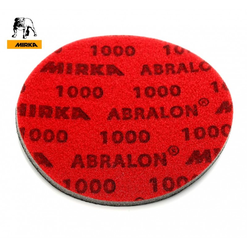 150mm 6" Wet or dry Mirka Abralon sanding pads, no hole, P180-3000 150mm 6" Wet or dry Mirka Abralon sanding pads, no hole, P180-3000