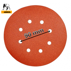 180mm 7" Mirka sanding discs, hook and loop, 8 hole (fits Workzone 710W and 850W), P40-240