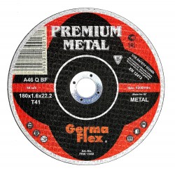 180mm GermaFlex Cutting Discs Metal 180x1.6x22.2