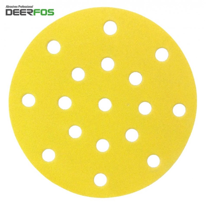 150mm 6" Deerfos sanding discs for Festool Rotex, hook and loop,17 hole, P40-400