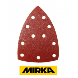 100x150mm Mirka delta sanding pads for Bosch sanders and others, hook and loop, P40-240
