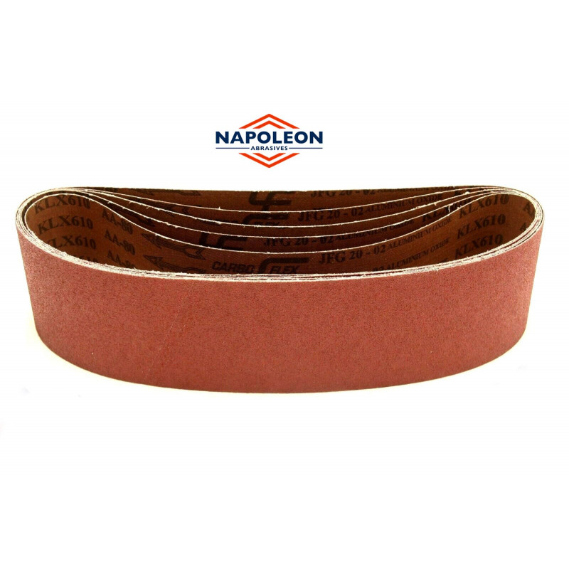 100 x 915mm 4'' x 36'' sanding belts, P40-240 100 x 915mm 4'' x 36'' sanding belts, P40-240