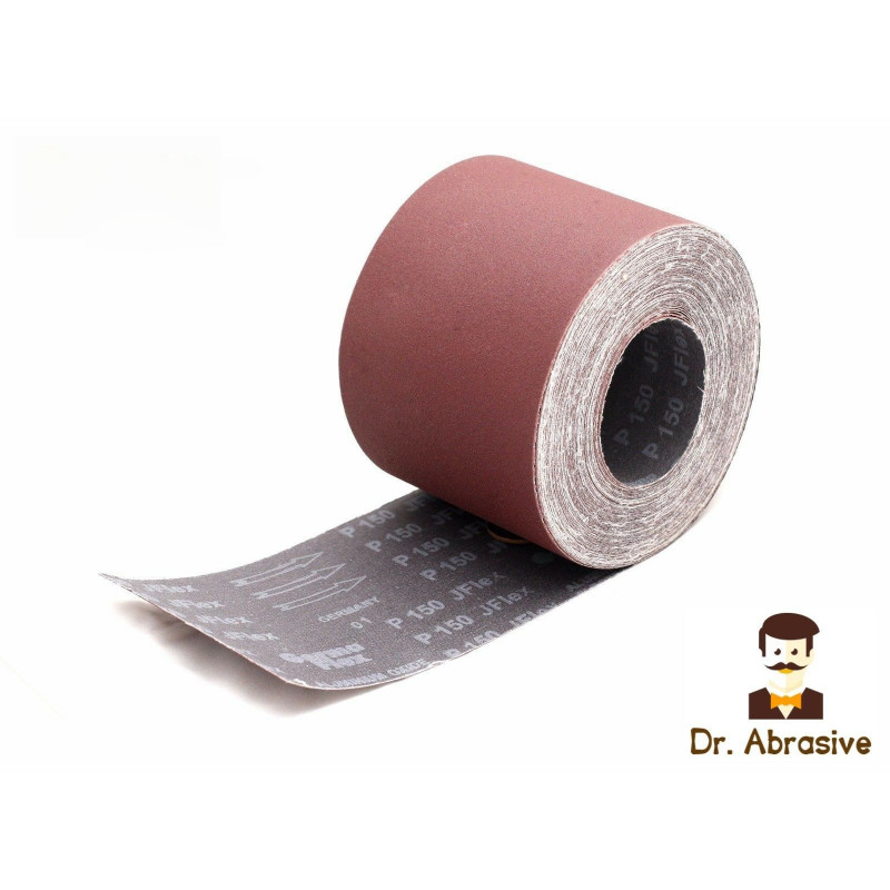 115mm Emery cloth sandpaper roll GermaFlex JFlex, P24-240