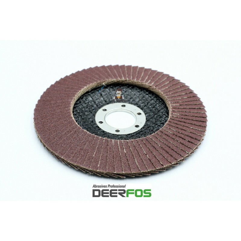 125mm 5" Deerfos flap discs aluminium oxide P40-120